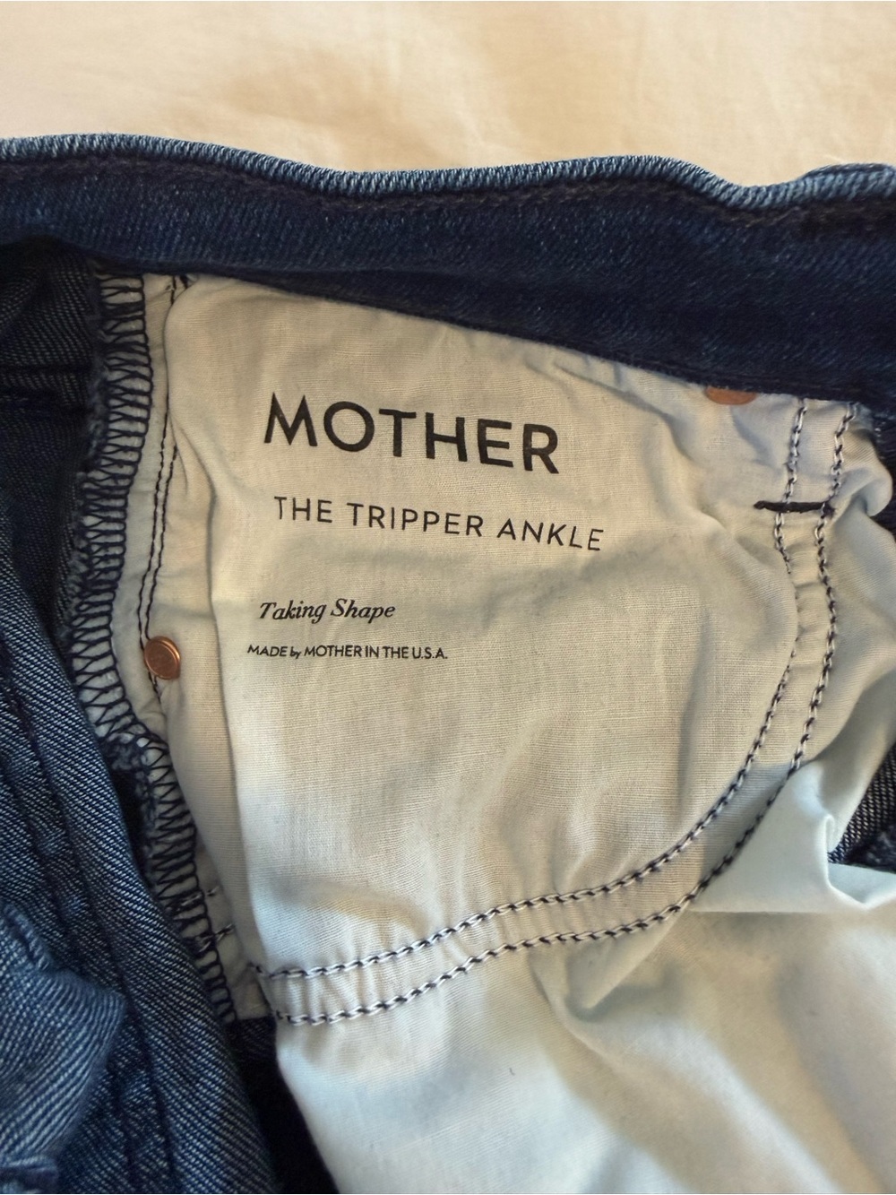 MOTHER The Tripper Ankle Jeans In Taking Shape Size 24 - Picture 9 of 14